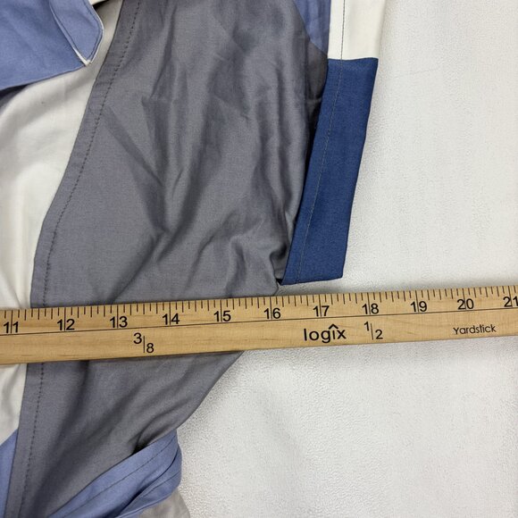 Donna Karan 1950s-Inspired Geometric Shirt Dress Midi Sz 6 - Picture 9 of 9